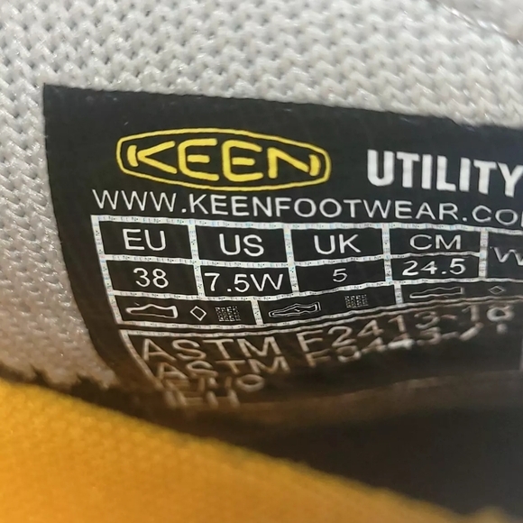 KEEN utility shoes women's size 7.5 wide : Arvada Shift (Comp Toe) ASTM slip-on - Picture 7 of 7